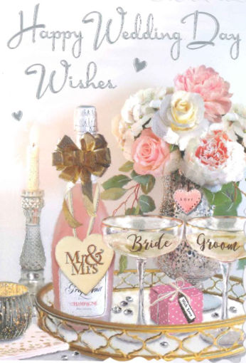 Picture of HAPPY WEDDING DAY WISHES CARD